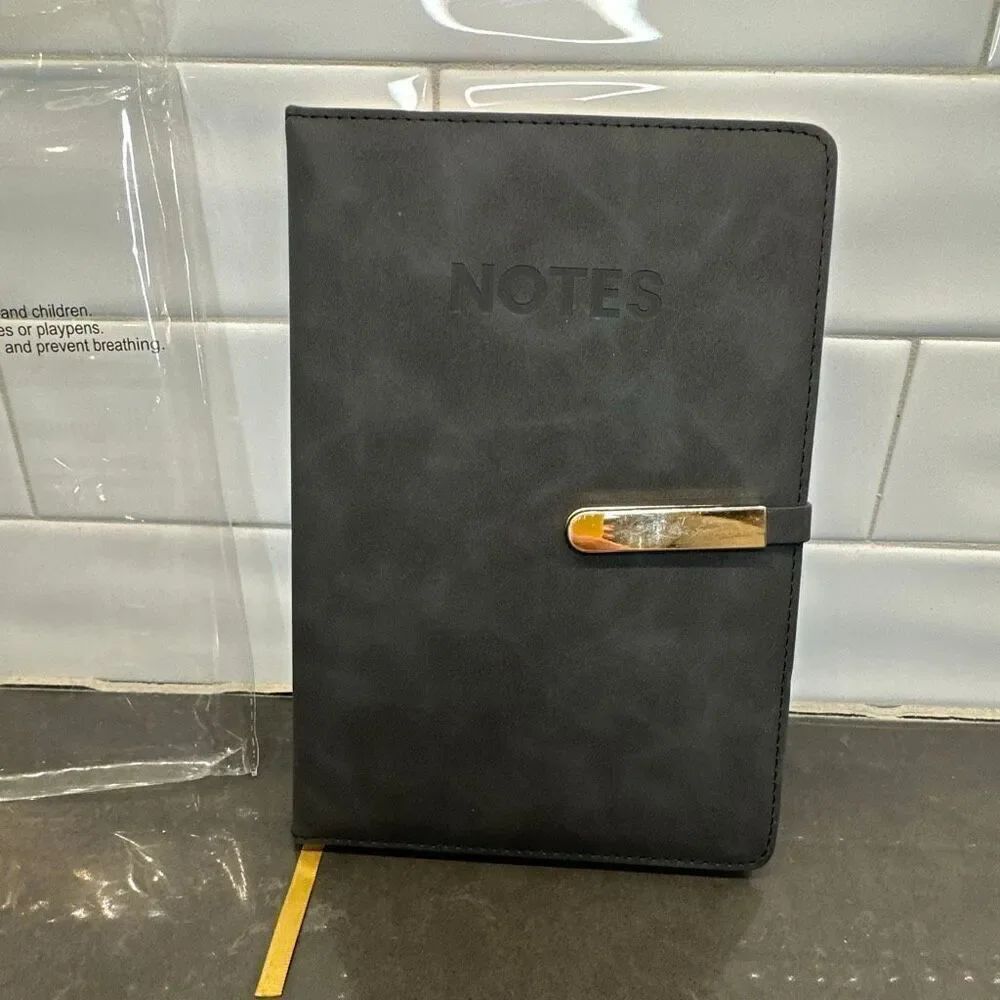 Faux Leather Padded Notebook-NWOT